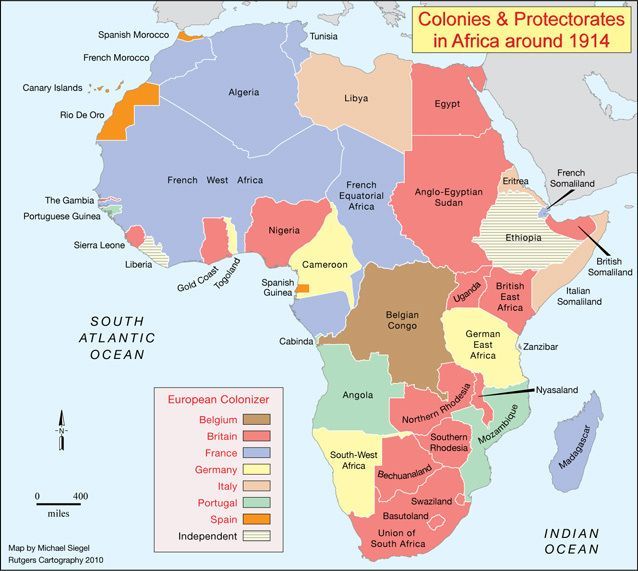 Africa 1914 | 地図, アフリカ