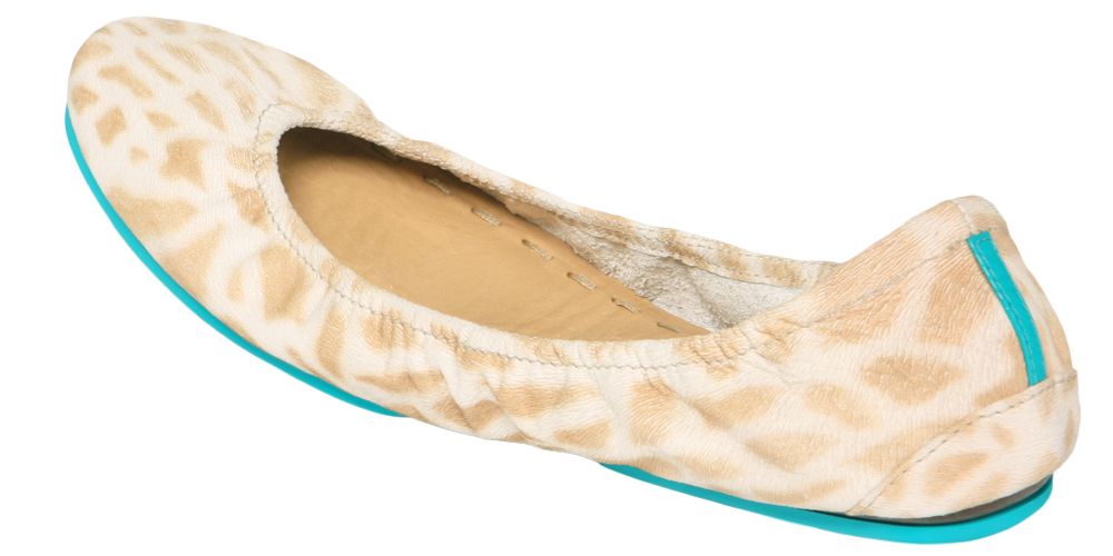giraffe print shoes flats