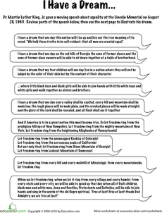 Martin luther king i have a dream speech analysis essay