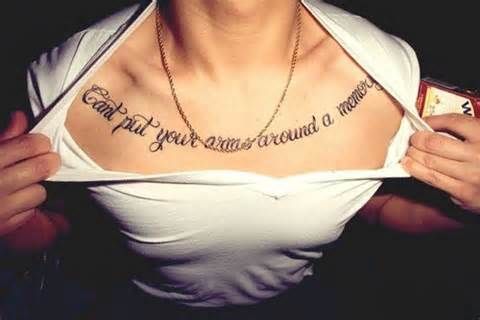 Quote Tattoos For Men Mens Quote Tattoo Ideas Cool Chest Tattoos Cool Shoulder Tattoos Wing Tattoo Designs
