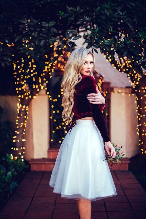 Keep The Style On With These 30 Tulle Skirt Outfits Fashion Enzyme <3 Tulle Skirt Outfits <3 Would Love to adopt this for this Christmas <3 - Keep The Style On With These 30 Tulle Skirt Outfits Fashion Enzyme