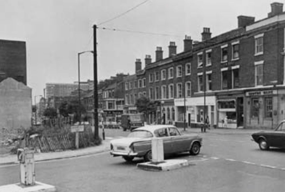 Mansfield road /woodborough road junction 1970. Nottingham City