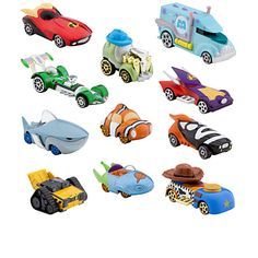 Hot Wheels personnages Disney Set de 4 collection Diecast véhicules