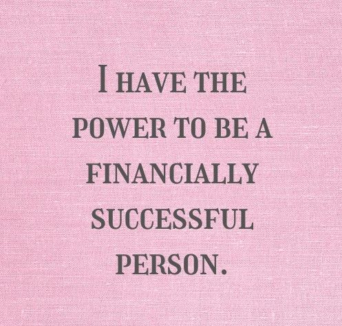 True affirmation for financial growth