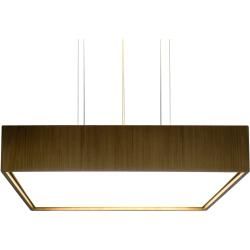 B.Lux Quadrat Pendelleuchte, Natureiche, 60 x 60 B.LuxB.Lux #lightbedroom