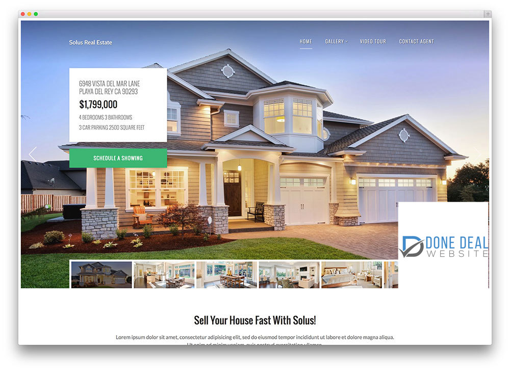 donedealwebsite helps to create real estate investment template real estate investor website templates