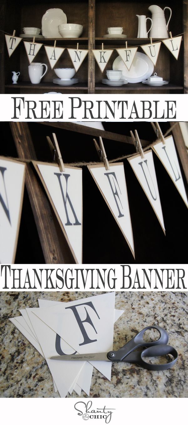 Cost-free Printable Banner for Thanksgiving!!! Turning into Cunning picture regarding Printable Thanksgiving Banner named No cost Printable Banner for Thanksgiving!!! Starting to be Cunning