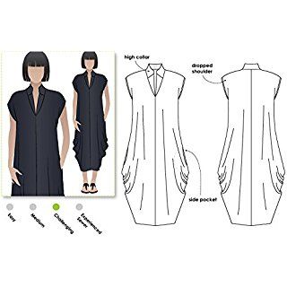 Sizes 04-16 Lani Woven Tunic Style Arc Sewing Pattern - Click for Other Sizes Available Sizes 04-16 Lani Woven Tunic Style Arc Sewing Pattern - Click for Other Sizes Available