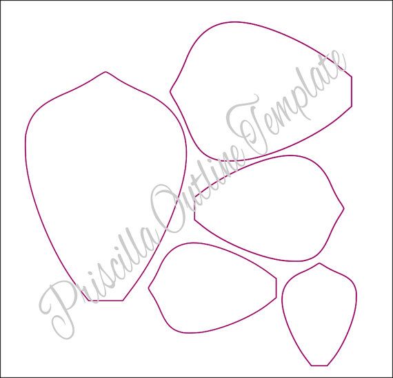 printable paper flower templates rome fontanacountryinn com 10 petal flower template