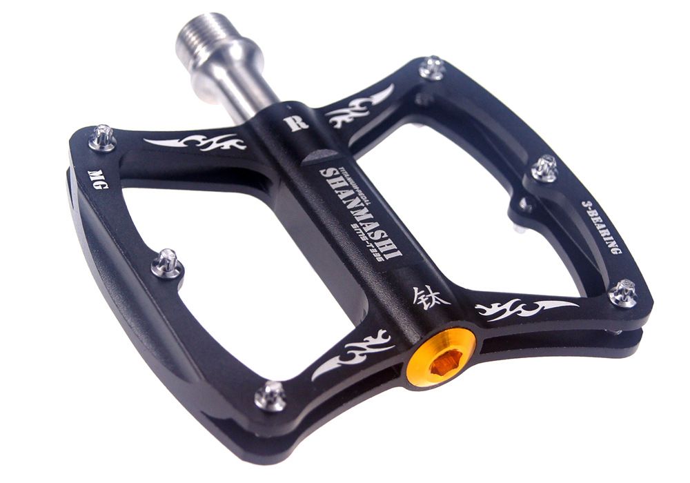 Bike Pedals 3 Sealed Bearing Titanium Aluminium Bicycle Pedal for MTB Road Bike
