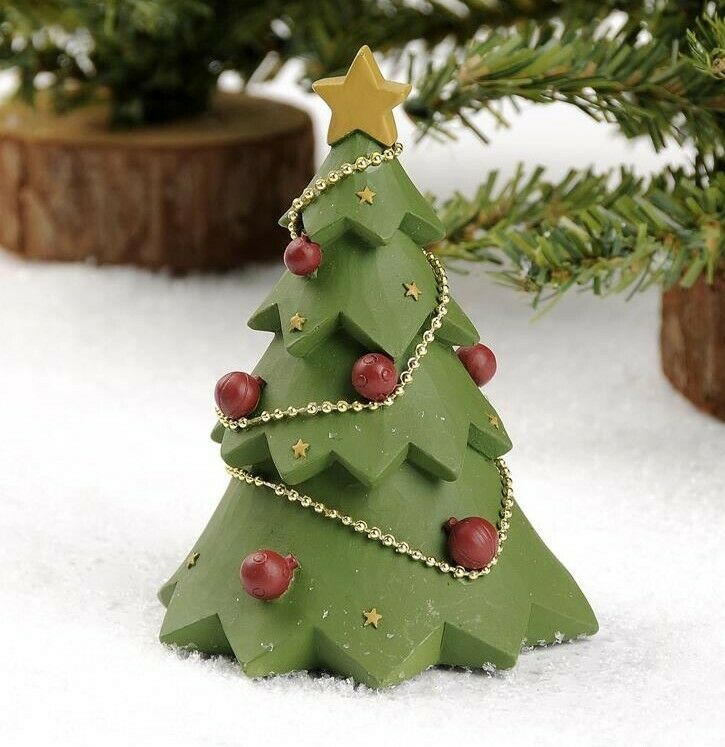 Blossom Bucket Christmas Tree Figurine Country Primitive Decor Diane Kater - Add to your