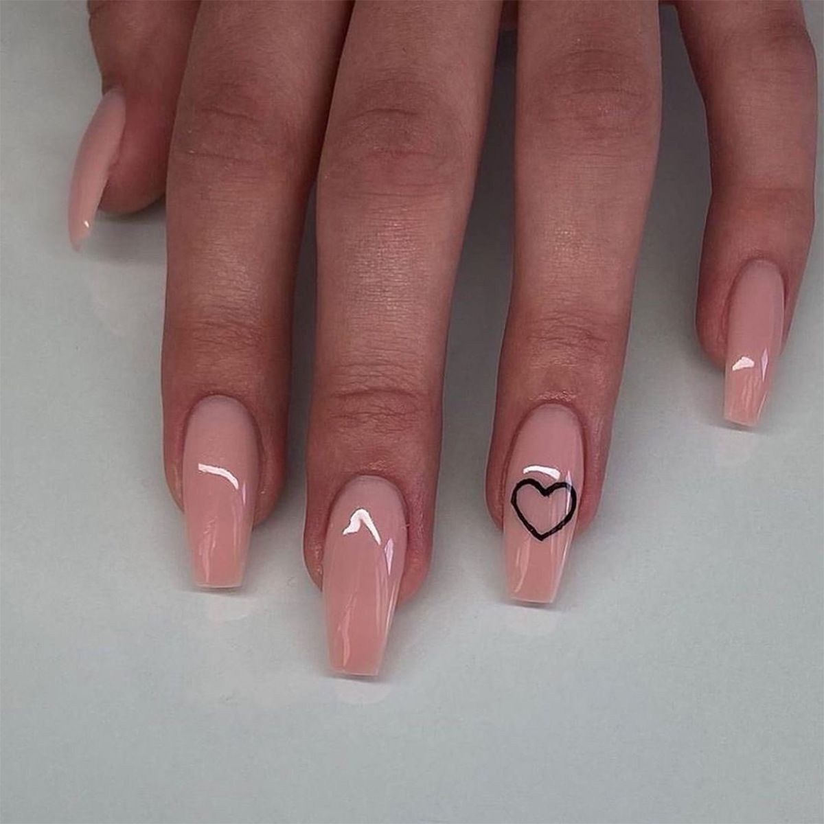 24Pcs Middle Length Ballerina Nude Pink Color False Nails Design With – Xpoko Acrylic Nails Coffin Short, Pretty Acrylic Nails, Best Acrylic Nails, Pretty Nails, Ballerina Acrylic Nails, Simple Nail Inspo Acrylic, Coffin Shape Nails, Cute Nails Acrylic For Teens, Short Ballerina Nails