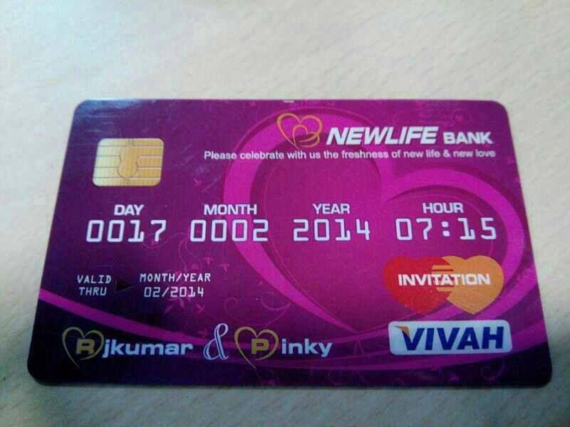credit card invite Wedding invitation cards, Wedding invitation card