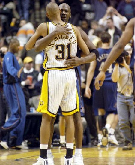 reggie miller and michael jordan