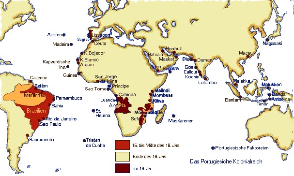 picture Portugal Empire Map the portuguese empire portuguese