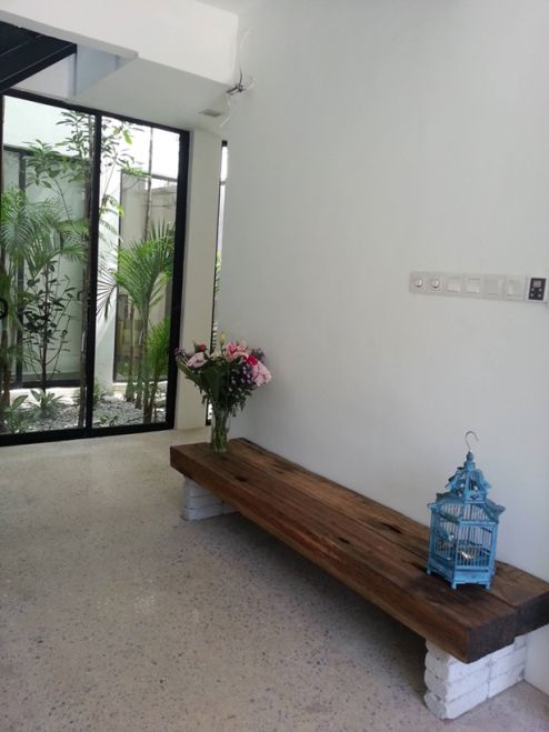 Renovated Terrace House Malaysia View Of Indoor Courtyard