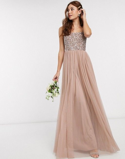 maya bridesmaid maxikleid