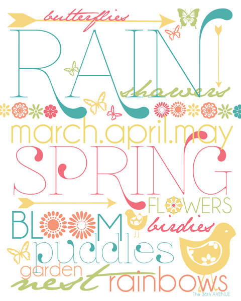 Free-spring-printable- click on the download link for the print under the image at end of post- save as! Happy Spring, Hello Spring, Spring Art, Spring Crafts, Spring Time, Easter Printables, Free Printables, Project Life Freebies, Spring Holidays