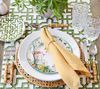 I have had my eye on these Chinoiserie plates from Pottery Barn for a bit now bu... #tischeindecken