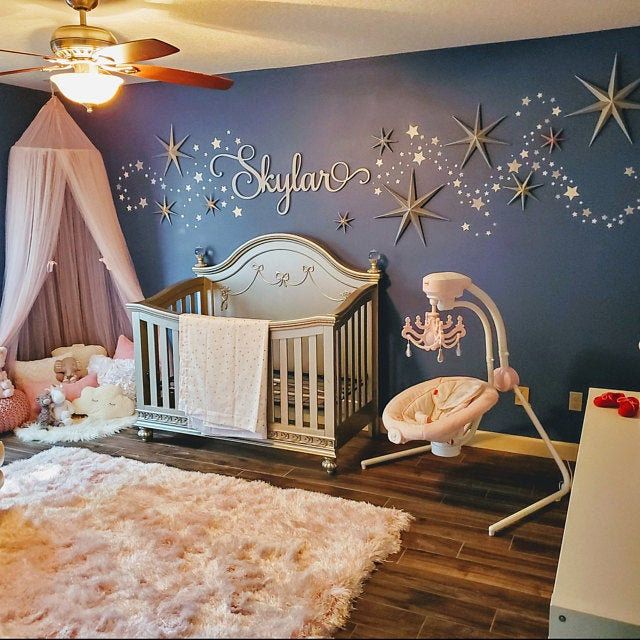 Baby Name Sign - Over the Crib Sign - Wooden Name Baby Name Sign - Over the Crib Sign - Wooden Name
