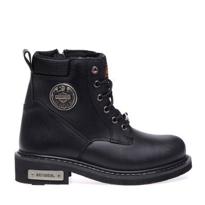 Harley Davidson Kadin Bot 025g100128 Siyah Deri 379 0 Tl Harley Davidson Siyah Deri Bot