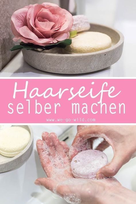 Mit dieser DIY Anleitung kannst du Haarseife einfach selber machen. Die selbstge...