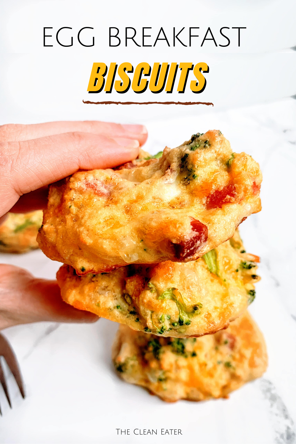 Egg Breakfast Biscuits | Recipe | Real food lunch, Breakfast meal prep