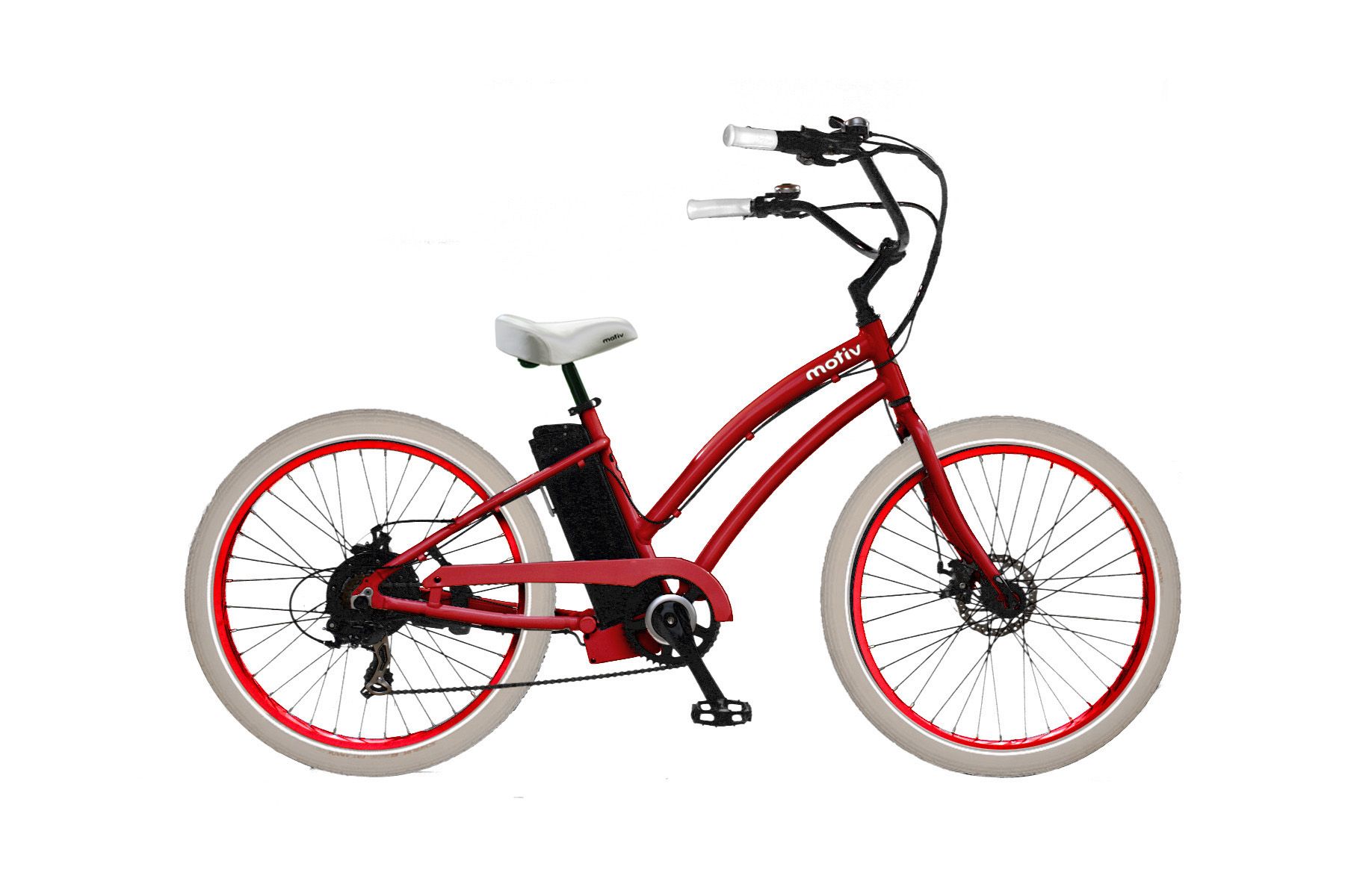 Step Thru Ruby Ruby Creme Upgrade Bicycle Electric Bicycle Bike