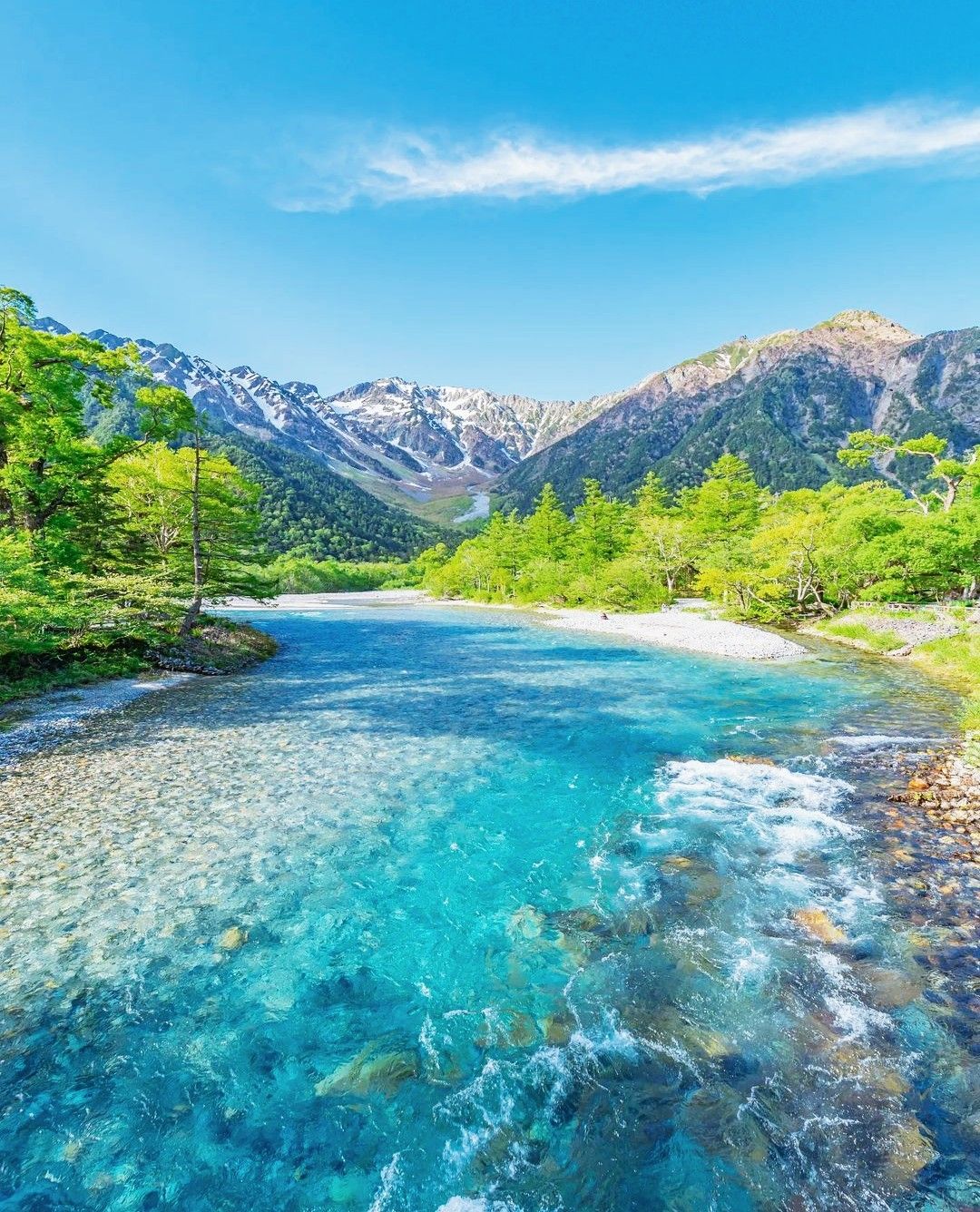 Crystal Blue Water And Majestic Mountains crystal-blue-water-and-majestic-mountains