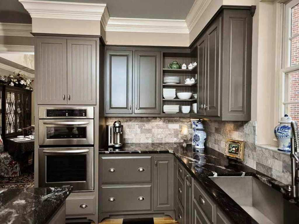 Pin By Ana Solarana On Kitchen Grey Kitchen Cabinets Painting Kitchen Cabinets Kitchen Cabinet Design