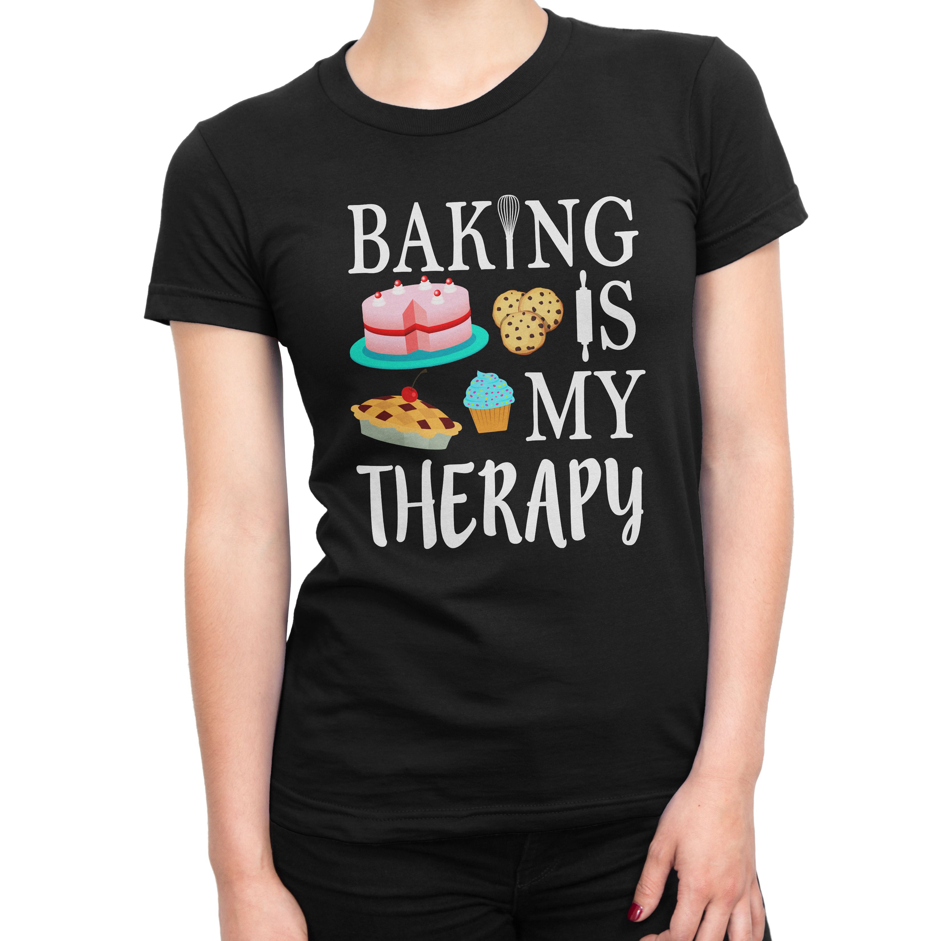 Baking Is My Therapy Shirt Baking Shirt T Shirt Funny Baking Shirts baking-is-my-therapy-shirt-baking-shirt-t-shirt-funny-baking-shirts