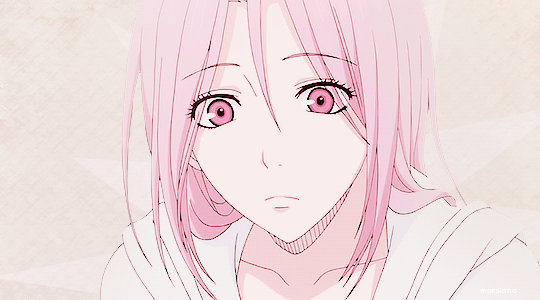 Pink anime girl gif