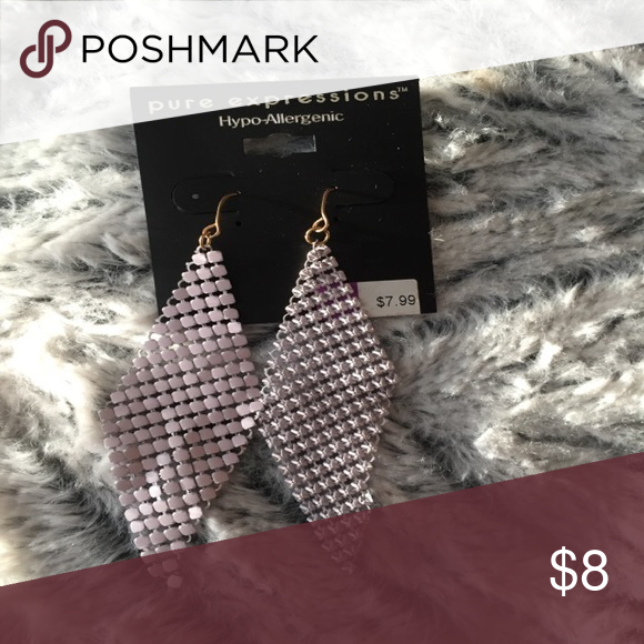 Pure Expressions Dangling Colorful Earrings Hypo Allergenic.