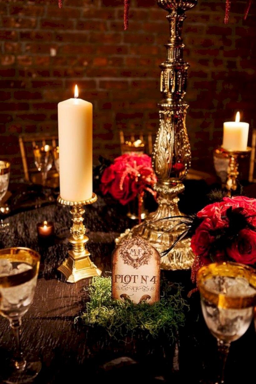 58 Romantic Halloween Wedding Centerpieces Ideas Halloween wedding - halloween wedding decoration ideas 58 Romantic Halloween Wedding Centerpieces Ideas Halloween wedding - halloween wedding decoration ideas
