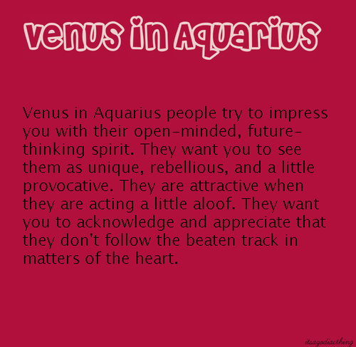 vedic astrology venus in aquarius