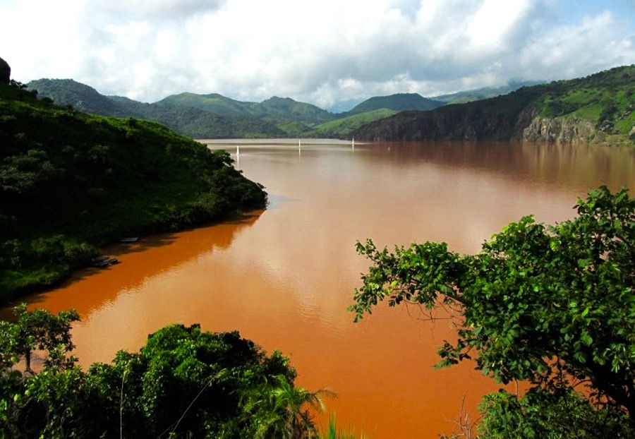 Orange water in Lake Nyos Cameroon 2012 2 | Lake nyos, Lake, Orange water