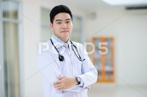 Young Asian Doctor Portrait Stock Photos Ad Doctor Asian Young