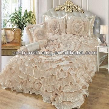 Luxury Satin Wedding Bedding Set Bridal Comforter Lovely Luxury Satin Wedding Bedding Set Bridal Comforter
