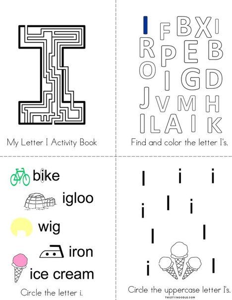 letter i activity book from twistynoodle com letter coloring pages letter i activity
