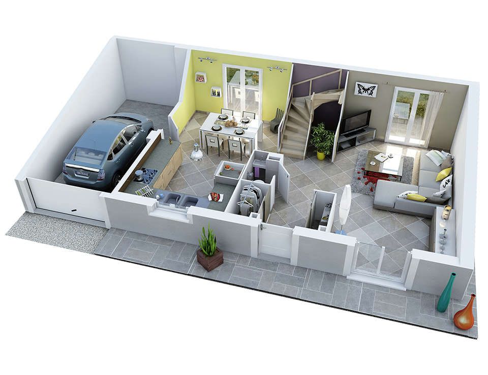 esterel rdc bd rdv72 plantas de casas Pinterest Bedrooms - logiciel de plan maison esterel rdc bd rdv72 plantas de casas Pinterest Bedrooms - logiciel de plan maison
