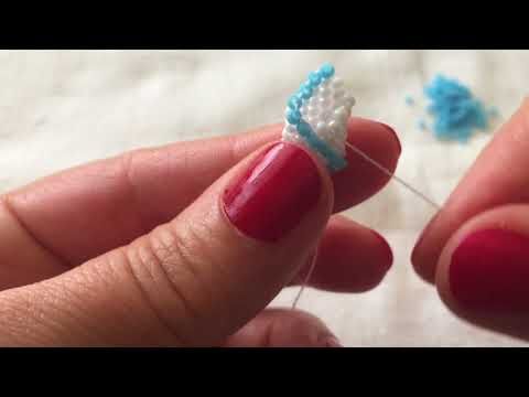 Malzemeler 2 Renk Dizi Boncuk Kopmaz Ip Yabali Marka Royal Marka 16 No Igne Beaded Earrings Diy Beaded Earrings Tutorials Peyote Beading Patterns