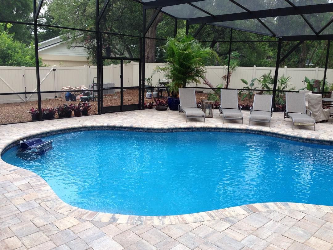 pool with current for swimming