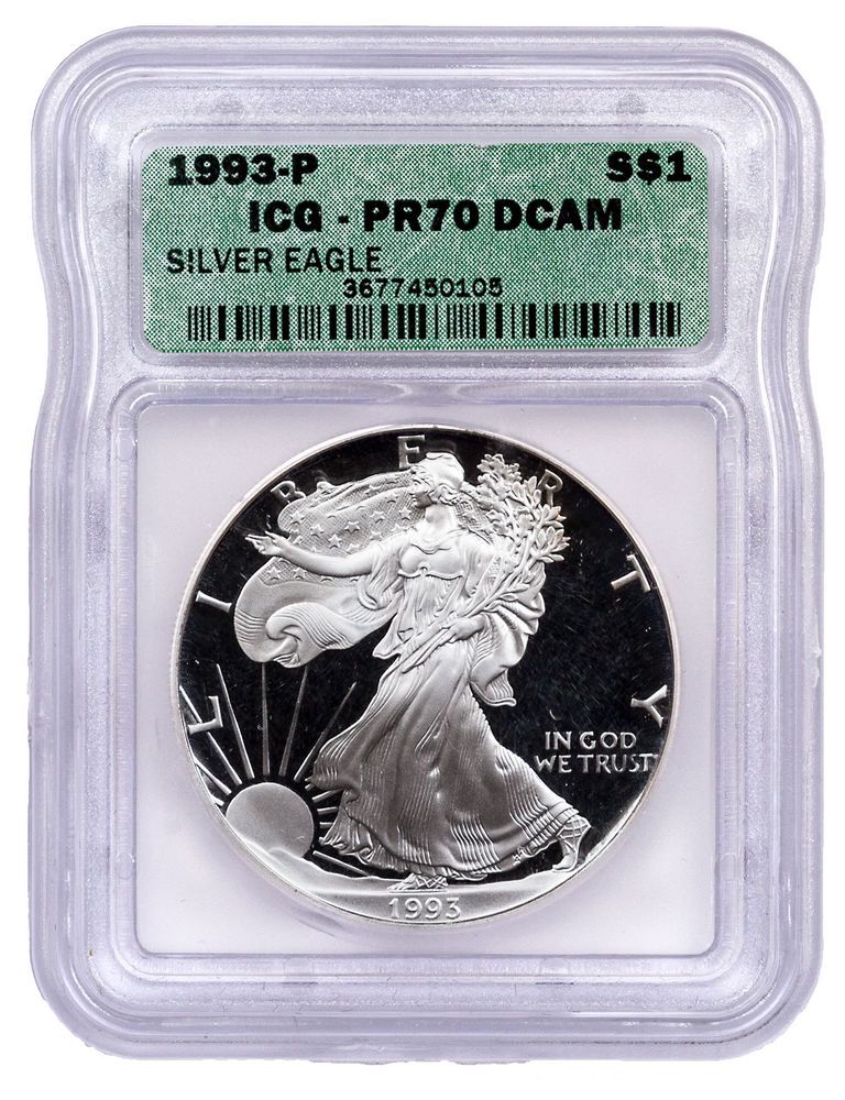 2011-W American Silver Eagle Dollar PR70DCAM PCGS Proof 70 Deep Cameo