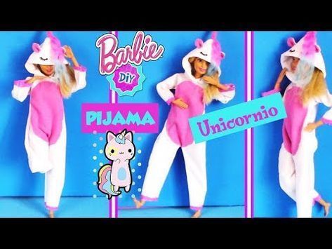Excepcional Asombroso ? Como hacer PIJAMA de UNICORNIO para MUÑECAS Barbie S...