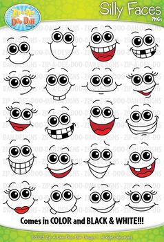 Silly Faces Clipart {Zip-A-Dee-Doo-Dah Designs} Silly Faces Clipart {Zip-A-Dee-Doo-Dah Designs}