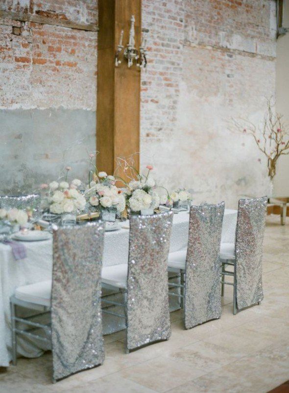15 Silver Wedding Ideas Rustic Pinterest Amazing Sparkling Silver Wedding Ideas