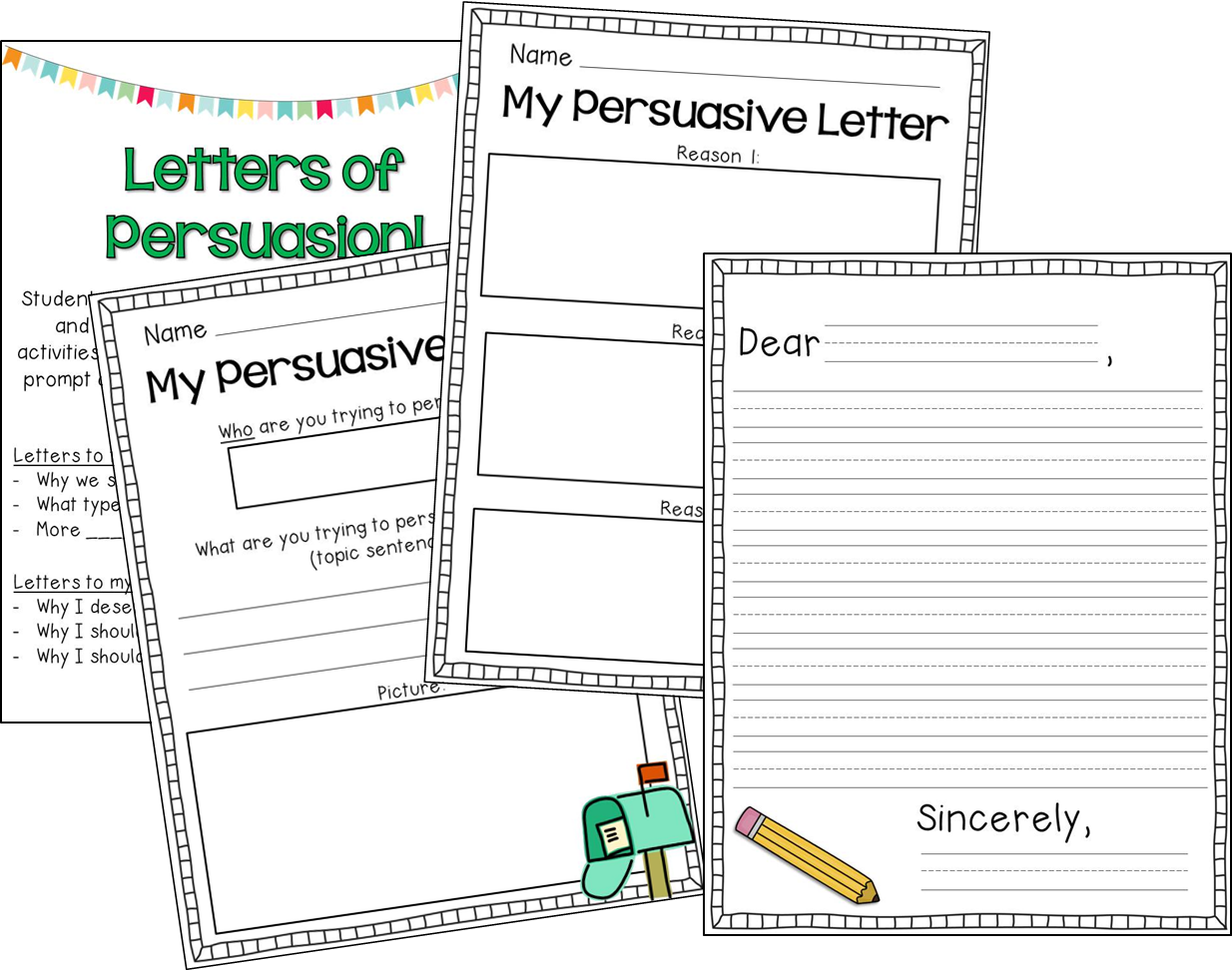 my persuasive writing graphic organizer