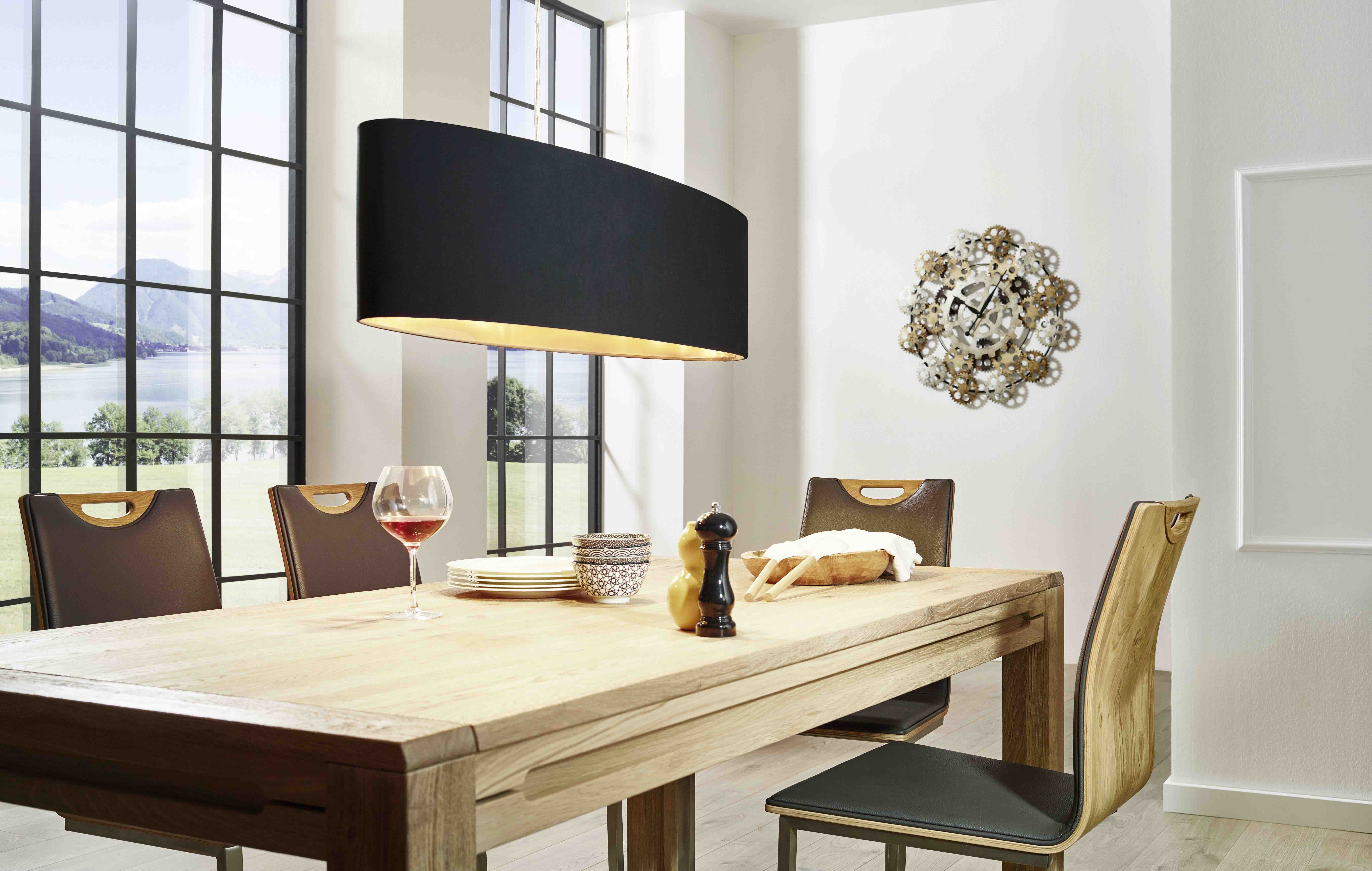 Voll Im Trend Liegen Textilleuchten Im Esszimmer Sind Diese