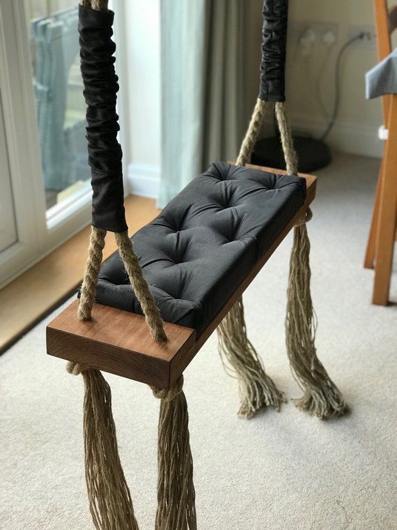 Lovely Retro Swing very soft and confi. Perfect for any photoshoot, housewarming or just for fun. Can be hang up outdoor and indoor. The swing size is perfect for adults and for kids as well. You can swing with your kid easily or next to your kid. Solid wood (not glued pieces), Easy till to 120kg, Swing Seat, Porch Swing, Indoor Swing Chair, Indoor Kids Swing, Hanging Swing Chair, Hammock Chair, Oscilación Interior, Adult Swing, Indoor Outdoor