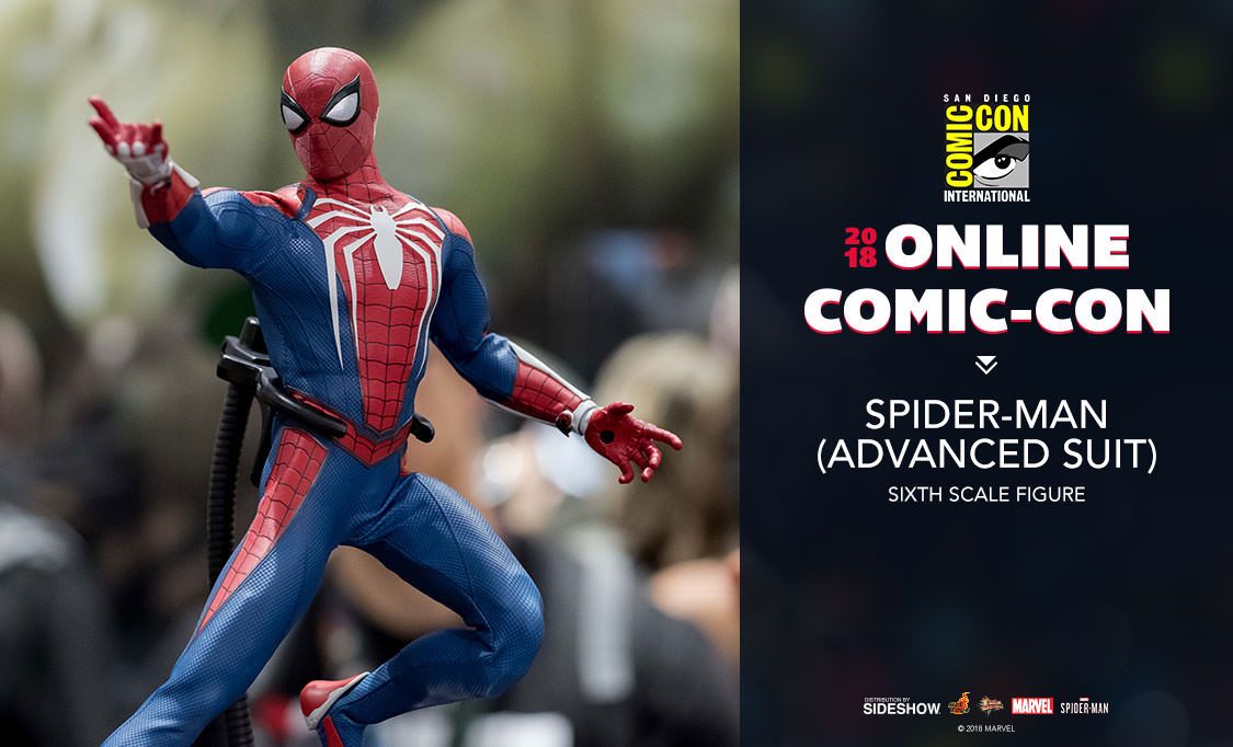 hot toys spiderman advanced suit